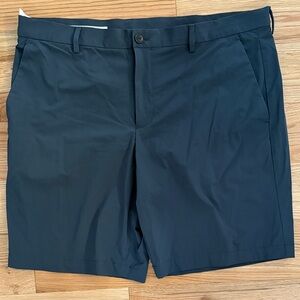 Perry Ellis Dark Blue Flat Front Shorts